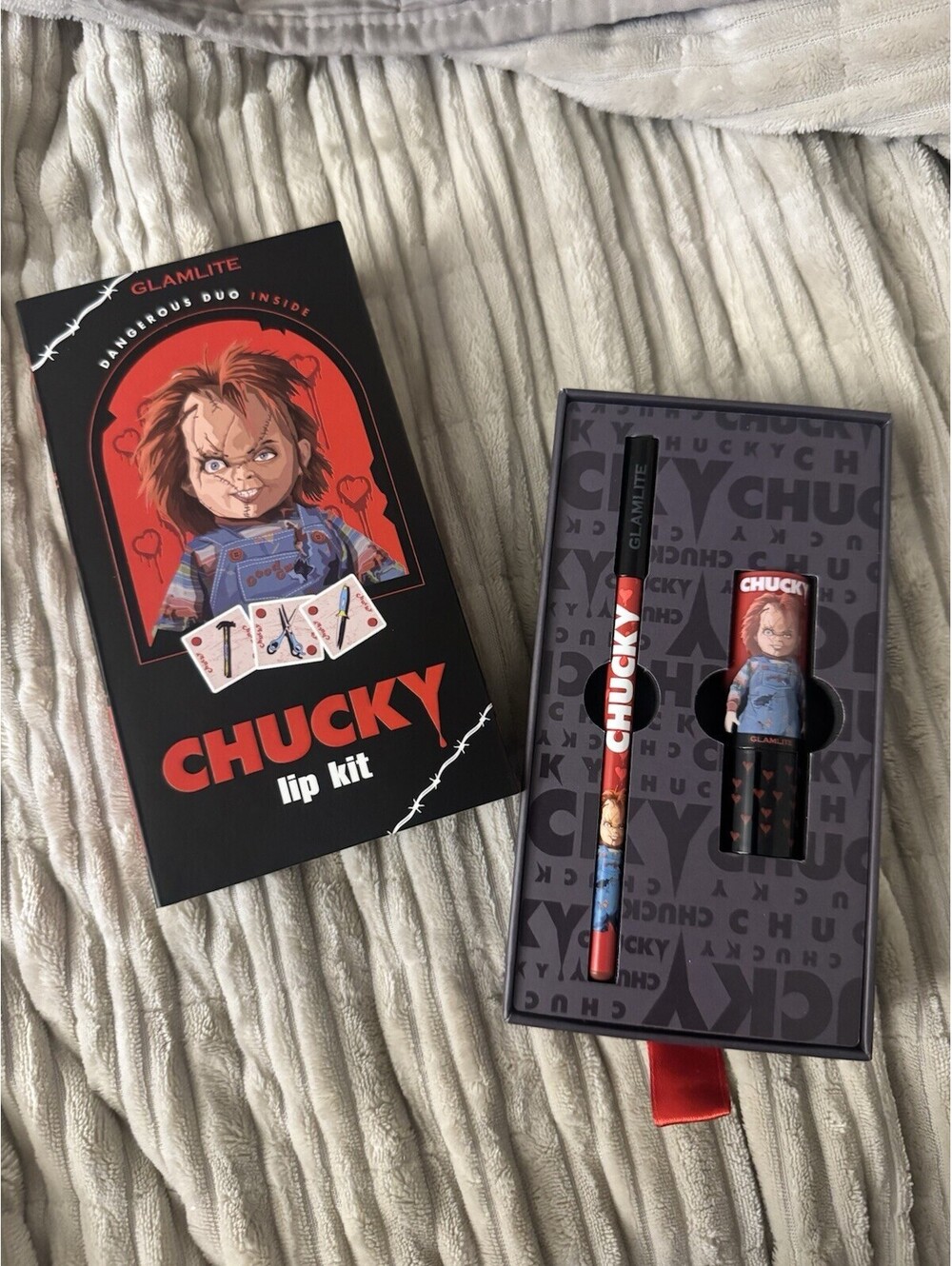 Glamlite Chucky Lip Kip Lipstick Liner Childs Play Dangerous